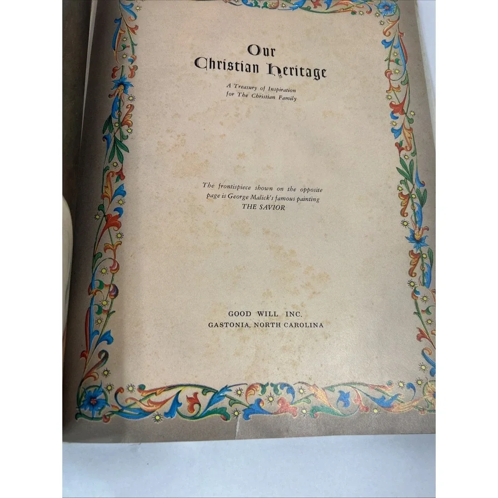 Our Christian Heritage‎ A treasury of inspiration for the Christian family 1967